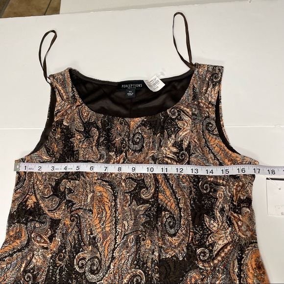 Perceptions Petite Floral Sweat Dress Petite Small - Picture 6 of 13